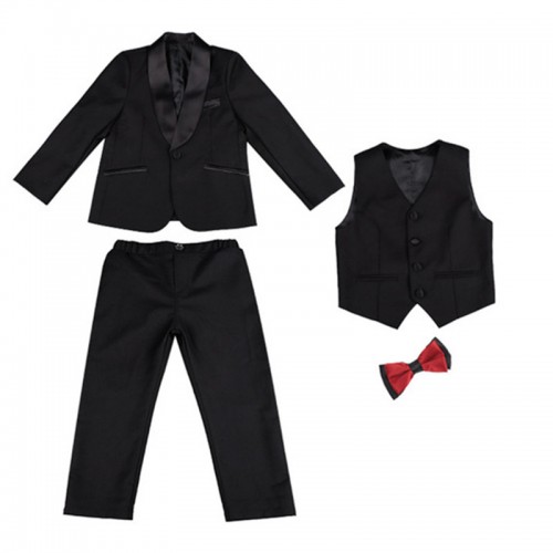 Boy Gentleman England style school Piano Hosting singers stage Performance Dress suit set choir birthday party celebration dress suit for boys
