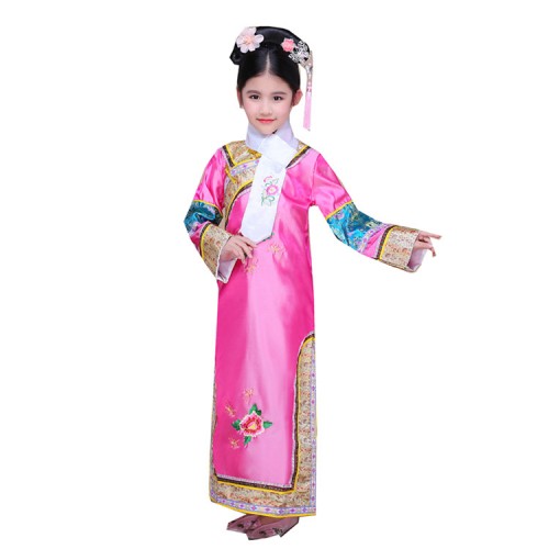 ancient chinese folk costume chinese traditional folk dance children opera kids dynasty ming tang han hanfu dress girls child costumes