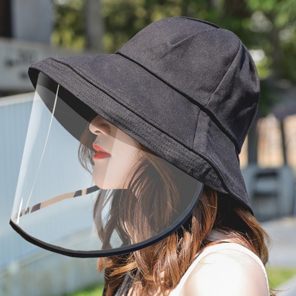 BESPORTBLE Safety Face Shield Visor Full Face Shield Anti-saliva Anti-Spitting Hat Fisherman Sun Hat 