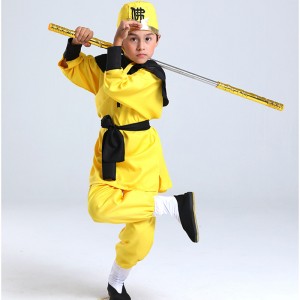Boys Xi You JI Wu kong Monkey King film drama Cosplay costume Monkey King performance Costumes for kids 
