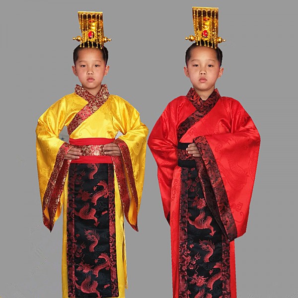 Details about   Ancient Chinese Traditional Costume Boy Swordsman Knights Performance children 