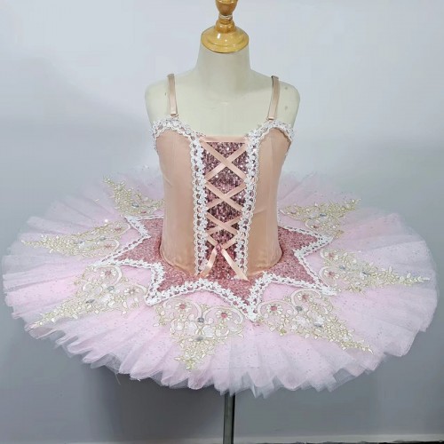 Children Pink ballet dresses Dresses TUTU skirt girls Ballerina ballet ...