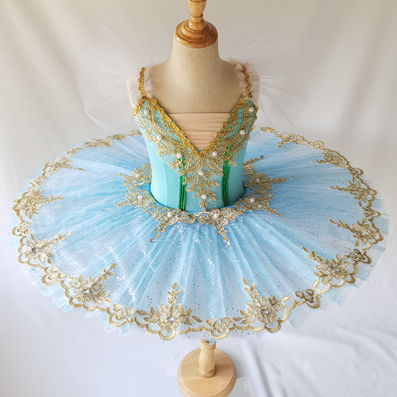 Children White Blue Pink professional skirt Ballerina Ballet Dance Dresses sleeping beauty little swan costume costume