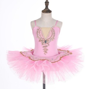Children's ballet dress pink white Tutu Little Swan practice gymnastics Dance Tutu Gauze Cute Girls Ballet Costumes