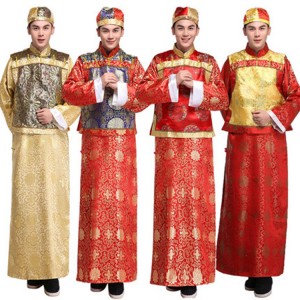 Chinese ancient cosplay clothes Qing emperor Dynasty Manchu Bayer costumes young masters gowns costumes Wangye clothing