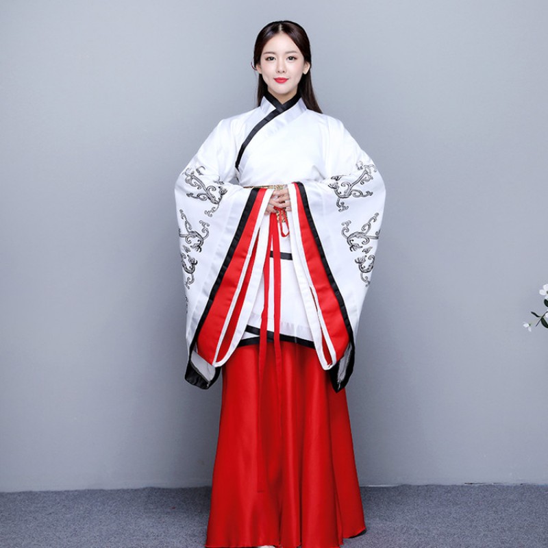 Chinese ancient traditional dance costumes hanfu fairy princess drama  cosplay robes anime Japanese Korean dance kimono dresses