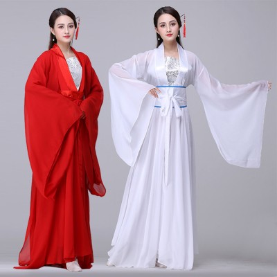 Chinese folk dance dress hanfu ancient traditional classical fairy princess drama photography cosplay stage performance dresses