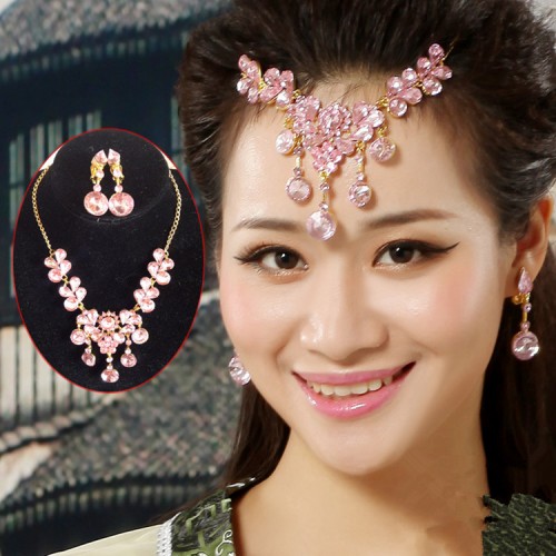 Chinese folk dance headdress for women fairy princess queen empress drama cosplay hair accessories