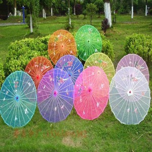 Chinese folk dance  umbrella for girls children handcraft ancient traditional fan dance props accessories