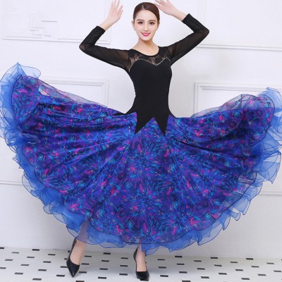 Flamenco dresses competition ballroom dancing dresses for the women female tango waltz dancing dresses