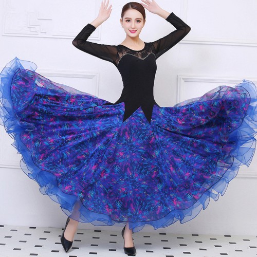 Flamenco dresses competition ballroom dancing dresses for the women female tango waltz dancing dresses