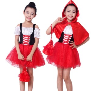 Girls Halloween dress holiday  Christmas Masquerade party performance dresses drama film cosplay stage performance costumes