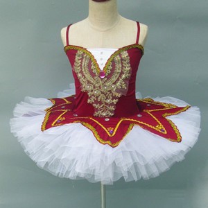Girls swan lake ballet stage performance dresses ballerina competition tutu skirt gymnastics competition dresses costumes