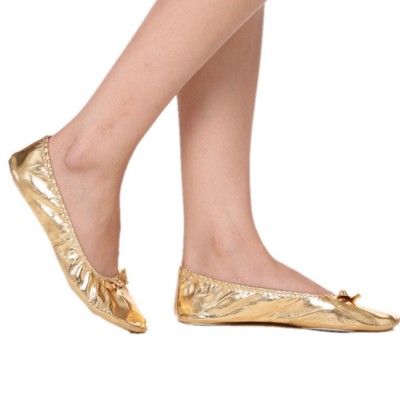 Gold belly dance shoes for women girls kids indian belly dance yoga stage performance gymnastics ballet latin flats shoes
