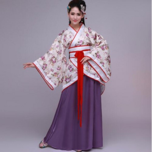 Women Chinese Hanfu Clothes costume Ancient Chinese Cosplay Costume Tang dynasty fairy 