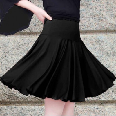  Black red 56-90cm Waist Dance Sport Dresses Girls Latin Skirt Salsa Clothes Women Samba Costumes Tango Dance Wear For Sale