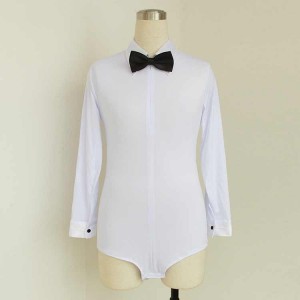 Boy's Latin Dance Shirt Classical Latin Ballroom Dancing white Colors 110-160cm Wholesale waltz shirt chacha
