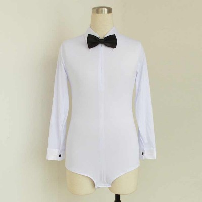 Boy's Latin Dance Shirt Classical Latin Ballroom Dancing white Colors 110-160cm Wholesale waltz shirt 