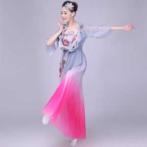 China Chinese folk dance costumes for female competition china drama film traditional ancient fairy photos cosplay dance dresses