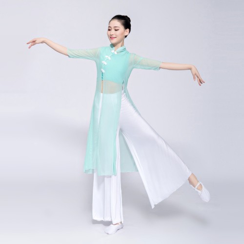 Chinese folk dance costumes for women's female ancient traditional china folk dance minority ethnic cosplay performance dresses