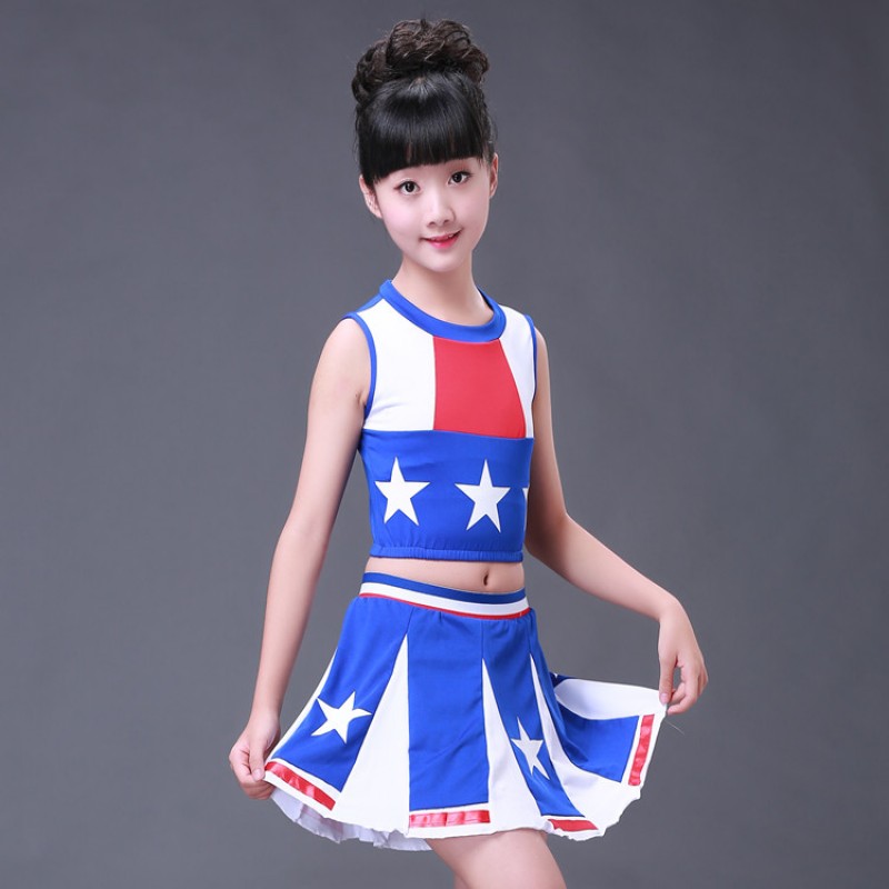 Girls jazz cheer leader dance costumes performance school competition singers dancers costumes outfits