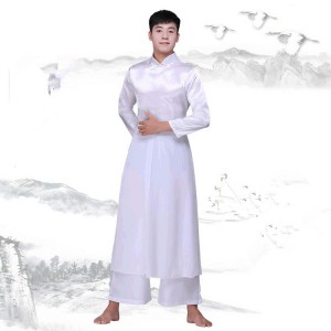 Men's Chinese traditional folk dance costumes hanfu kungfu martial wushu traditional classical dance costumes 