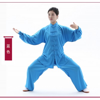 Tai chi clothing kung fu uniforms long and short sleeves cotton plus martial arts suit