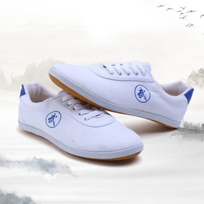 Tai chi kung fu shoes for women and men Retro sneakers rubber soled antiskid shoes for morning exercise martial arts school shoes