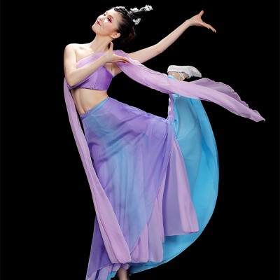 Thailand Peacock Dai dance costumes for women classical dance performance dresses female Yunnan Xishuangbanna gradient dance costume practice clothes