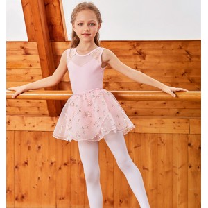 Toddler ballet dance clothes tutu skirts ballet dance dresses Girls pink ballet practice clothes Children professional examination suit