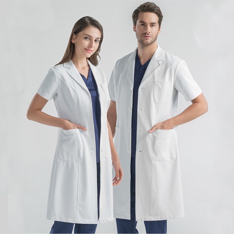 White coat Long Sleeve antistatic doctor Hospital doctor clothing men women Hospital doctor beauty clothing oral plastic hospital work clothes season