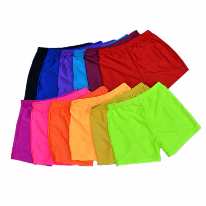 Women's ballroom latin rumba chacha dance shorts colorful colored stage performance dance accesories