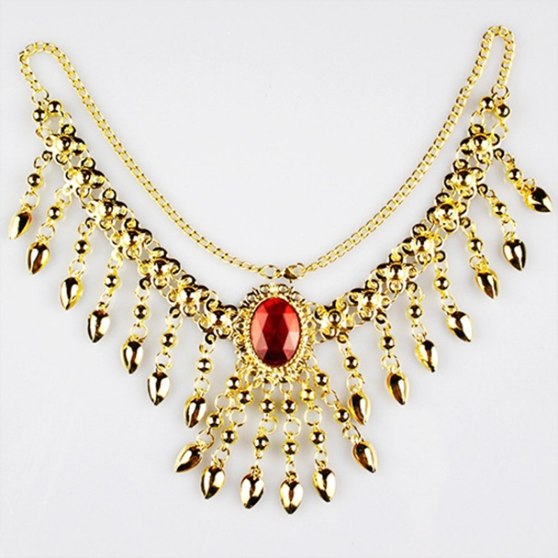 Women\'s belly dance accessories belly dance head chain diamond necklace