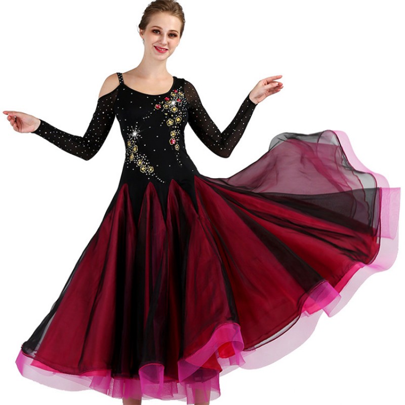 Women\'s children ballroom dresses abito da ballo for female stage ...