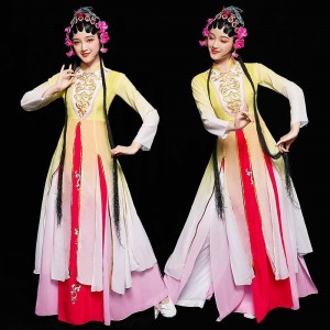 Women's chinese folk dance costumes hanfu pecking opera drama film traditional  movies cosplay dresses costumes
