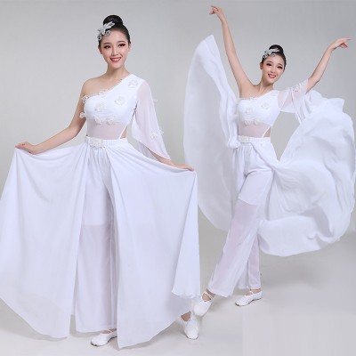 Women's chinese folk dance costumes modern dance ballet dresses chinese classical dance dresses