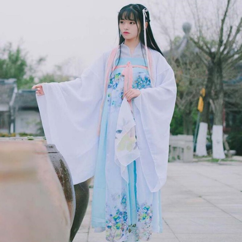 Women's Chinese folk dance dresses hanfu fairy drama  film princess photography cosplay costumes dress