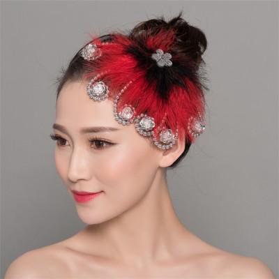 Women's Chinese folk dance headdress girls ancient traditional classical dance modern dance hair clip hair accessories