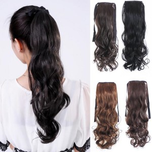 Women's curly hair extension ponytail stage performance fashion ponytail hair piece