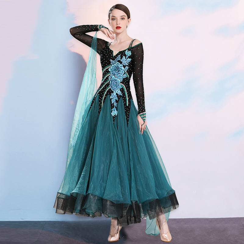 Peacock Blue Designer Heavy Embroidered Wedding Anarkali Gown | Saira's  Boutique