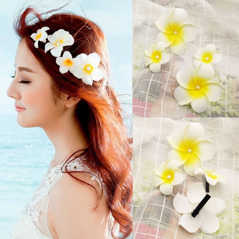 Women\'s korean style wedding party bride head flowers host singers ...